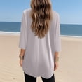 thumbnail image 5 of Women 3/4 Sleeve T Shirts, 5 of 5