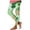 Style 01－Green, variant on St. Patrick's Day Leggings for Women Shamrock Leaves Tight Holiday Tummy Control Clover Leaves Yoga Pants Black XXXL
