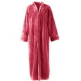 thumbnail image 5 of Lindreshi Robes for Women Clearance Women's Fashion Robe Bathrobe Lengthening Keep Warm Lapel Same Style for Men and Women Long Sleeve, 5 of 9