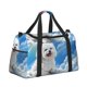 thumbnail image 2 of Easygdp Cute Cloud Bichon Frise Bolsa de Gimnasio, Bolsa de Viaje Duffel, Bolsa de Fin de Semana con Compartimentos, Bolsa de Mano para Noche, 2 of 7