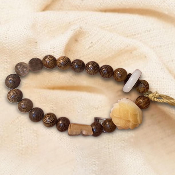 Pulseras de cuentas de madera y Buda - Alta Calidad - Envío Rápido