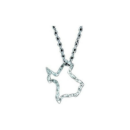 bar v western women necklace engraved texas silhouette silver 316 176 best