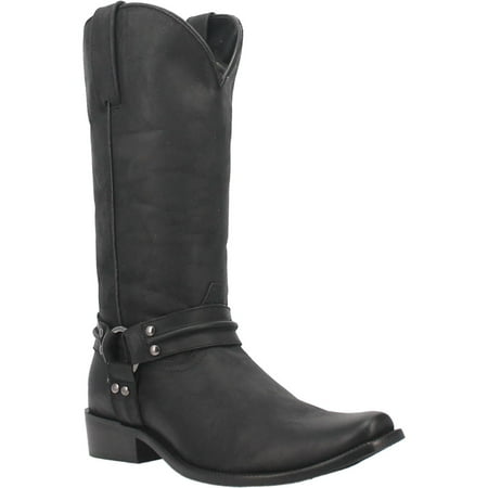 

Men s Dingo Hombre Leather Boots Black