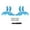 Blue, variant on Avata 2 Propellers, 4Pcs Avata 2 Propellers 3032S Blade Maintenance Replacement, Low Noise Replacement Spare Blades Props for DJI Avata 2 Drone Accessories