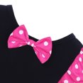 thumbnail image 5 of IBTOM CASTLE Toddler Girls Halloween Costume Polka Dots Fancy Dress up Kids Birthday Party Princess Dress with Cartoon Ear Headband 3-4 Years Hot Pink, 5 of 8
