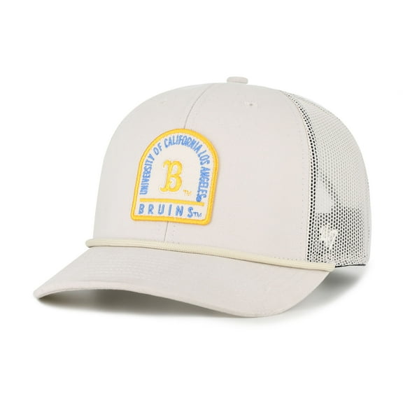 Unisex '47  Cream UCLA Bruins Core & Inline Gravestone Adjustable Trucker Hat