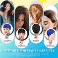 thumbnail image 4 of Gorros de Natación ZHAOCHENG Piezas Negro y Azul Cómodo Tejido Antideslizante Ligero para Mujeres Hombres Niños, 4 of 5