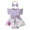 Purple, variant on Newborn Onesies Girl Baby Newborn Girls'summer Sleeveless Ribbed Floral Applique Dress Casual Romper Barboteuse Bebe Fille Yellow 6 Months-9 Months