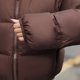 thumbnail image 4 of Parkas de manga larga para mujer, abrigo cálido con bolsillo, chaqueta larga de invierno, parkas de plumón para mujer, 4 of 8