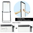 thumbnail image 5 of XIWODE Double-Sided U-Stand Magnetic Whiteboard , 36"x 24", Height Adjustable Flip Chart Easel U-Stand White Board for Preschool Home Classroom, 5 of 7
