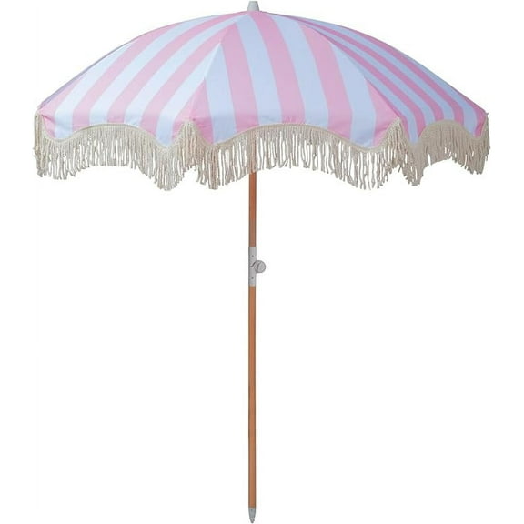 6.5' Pink Market Patio Umbrellas, Wind Resistance