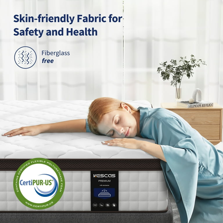 Calm 9 inch euro top memory foam hot sale mattress