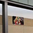 thumbnail image 3 of Christmas Holiday Santa Sack Graphic Home Business Office Sign, 3 of 4