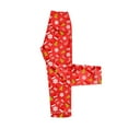 thumbnail image 5 of Kids Christmas Pajamas Red Satin Pajamas For Girls Boys Long Sleeve 2 Piece Pajamas Set Christmas Outfits Kids Christmas Vacation Pajamas 9-10 Years, 5 of 7