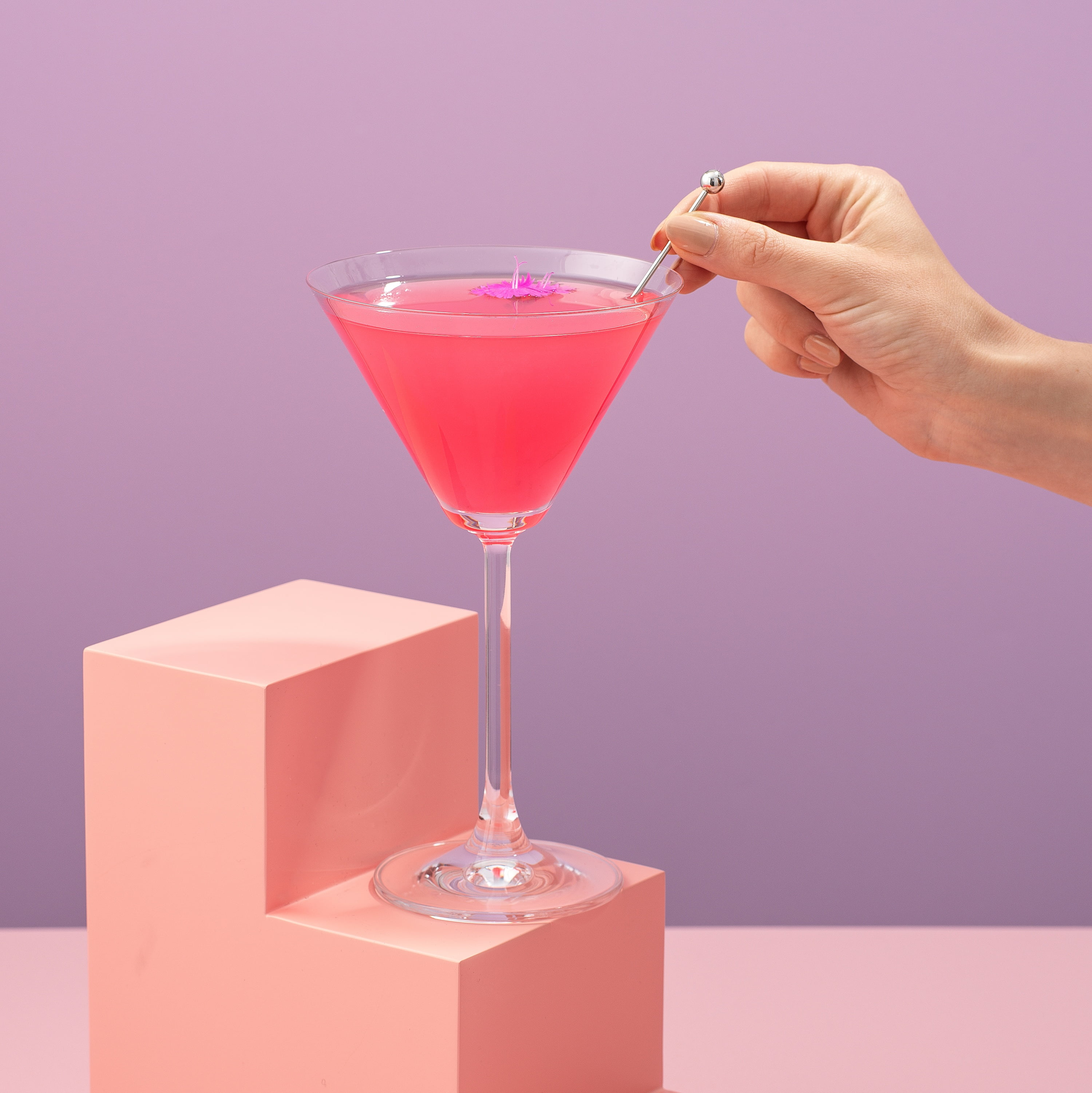 JoyJolt Olivia Martini Glasses - Thumbnail 4