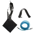thumbnail image 2 of Ejercitador de Natación Cinturón Resistencia a La Entrenador de Patadas de Paracaídas Equipo de Entrenamiento de Piscina de Natación Negro + azul, 2 of 8