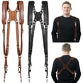 thumbnail image 3 of Double Shoulder Camera Strap Adjustable Camera Shoulder Belt Portable Shoulder Harness Outdoor Photography Tools Brown, 3 of 7