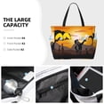 thumbnail image 3 of Balery Giraffes Of The African Savannah Beach Travel Bag - Water-Resistant, Large Capacity Lightweight Tote with 7 Pockets for Women and Men - Perfect for Beach, Pool, Gym, and Travel, 3 of 7
