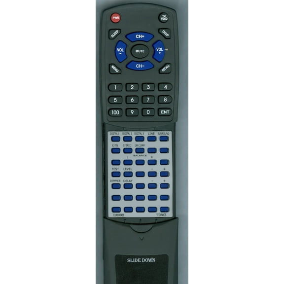 Replacement Remote for TECHNICS RTEUR645403, EUR645403, SHAC500D