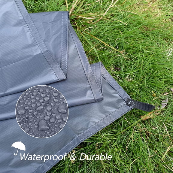 Portable Waterproof Tent Footprints Lightweight Camping Tent Ground Sheet Mat Sunshade Shelter for Outdoor Backpacking Hiking Picnic Travel