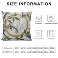 thumbnail image 5 of SHANXI And Botanical Leaves And Throw Pillow Cover Art Decorative Cushion Cover for Home Bedroom Living Room 18x18in, 5 of 5