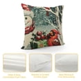 thumbnail image 4 of SHANXI Christmas Themed Rustic Style Print Decorative Pillowcases Throw Cushion Case Decor for Sofa 12x12in, 4 of 5