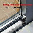 thumbnail image 2 of SecurityMan Adjustable Window Bar, Heavy-Duty Iron Lock for Horizontal or Vertical Use, Childproof, 14.25"–37",  Chrome, 2 of 7