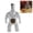 03 Muscular Gorilla, variant on Whiskey Animal Decanter Glass Bottle, 3D Sculpted Wolf Head Clear Glass Liquor Bottle with Cork Stopper, Novelty Bar Display Vessel Unique Gift for Men Dad Husband Bourbon & Whiskey Enthusiasts