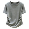 thumbnail image 3 of MAIHAN Womens Tshirts Cotton Loose Fit Casual Summer Boho Tops Casual Basic Tee Shirts Summer T Shirt Shirts for Women, 3 of 3