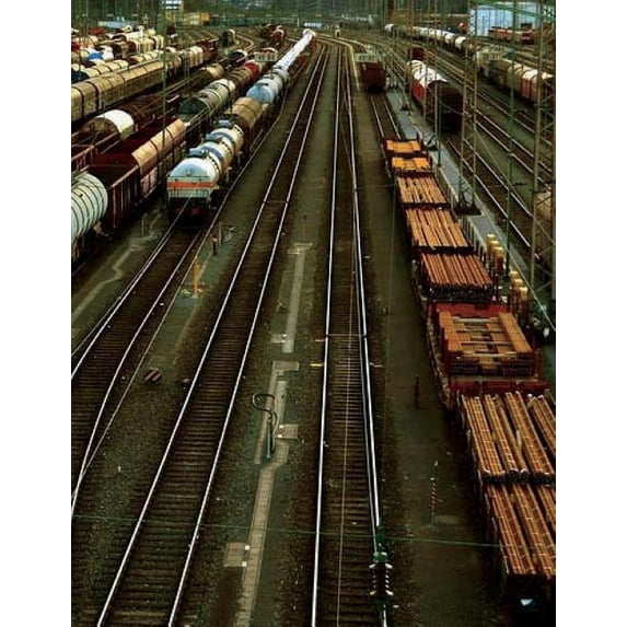 Marshaling Yard Notebook Large Size 8.5 x 11 Ruled 150 Pages Softcover (Paperback)