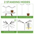 thumbnail image 3 of Grow Lights Yiyehu Full Spectrum 38-157 cm con soporte para trípode, 3 of 7