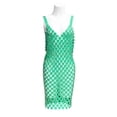 thumbnail image 1 of Vestido de tirantes de espagueti BLESIY con lentejuelas Verde, 1 of 8