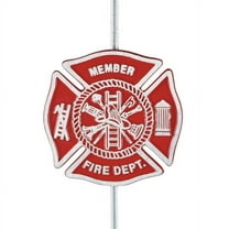FIREFIGHTER ALUMINUM GRAVE MARKER