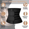 thumbnail image 7 of Vaslanda Neoprene Sauna Waist Trainer Corset Sweat Belt for Women Weight Loss Compression Trimmer Workout Fitness, 7 of 7
