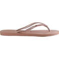 thumbnail image 3 of Women's Havaianas Slim Logo Metallic Flip Flop, 3 of 4