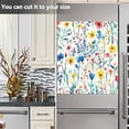 thumbnail image 3 of Yayeee Magnetic Dishwasher Cover for The Front Decoration Home Kitchen Machine Sticker Protector, Blue Wildflower Pattern, 3 of 6