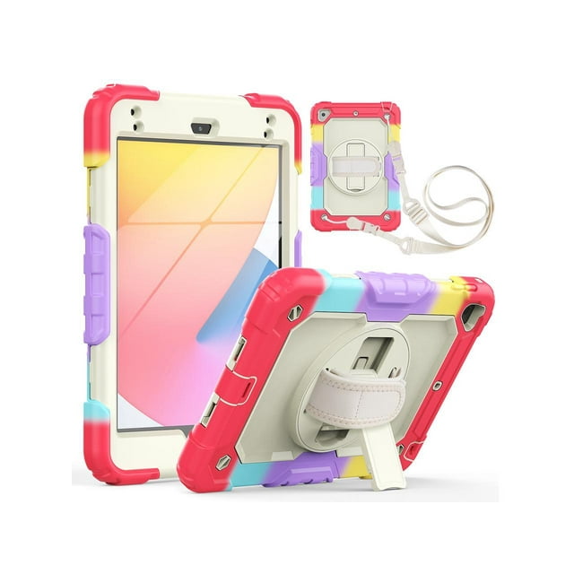 Étui pour iPad Mini 5, Étui pour iPad Mini 4, Support Antichoc Robuste, Étui de Protection Mini avec Protecteur d'Écran, Porte-Crayon, Poignée, Sangle pour iPad Mini 7,9 5e Gén / Mini 4e Génération