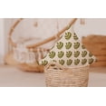 thumbnail image 4 of Simply Daisy 16" x 16" Patterned Pumpkins Decorative Throw Pillow, Olive, 4 of 4