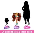 thumbnail image 5 of Barbie Extra Minis Travel Doll with Beach Fashion, Barbie Extra Fly, 5 of 6