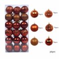 thumbnail image 2 of 36 pcs Christmas Ball Ornaments 2.36 Inches Hanging Ornaments Neutral Ornament Set Christmas Baubles Hanging Balls for Holiday Xmas Tree Wedding Decorations The Holiday, 2 of 6