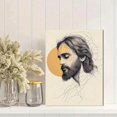 thumbnail image 2 of Qisvanset Framed Canvas Wall Art 12x16 Inch Jesus Ascension Boho Minimalist Line Wall Art, 2 of 5