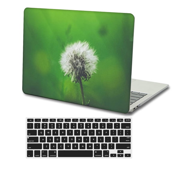 KSK KAISHEK Only Compatible Old MacBook Air 13" Case 2017 - 2014 2013 2012 2011 2010 Release Model A1466 A1369, Plastic Hard Shell Cover + Black Keyboard Cover, Flower 0726
