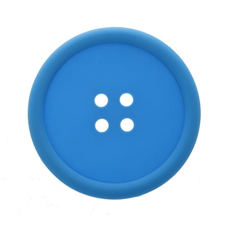 

Silicone Coaster Novelty Design Retro Drinks Placemat - Blue