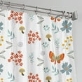 thumbnail image 2 of Homi Drapes Havy Wighted 100% Blackout Curtain Triple Pinch Pleat Thermal Insulated Room Darkening Spill Proof Machine Washable Window Treatment Panels (1 Panel, 42x63, Butterfly), 2 of 8