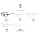 thumbnail image 4 of Gafas De Mujer Marco De Moda Para Ordenador Interior De Gato Color Claro Retro Transparente, 4 of 4