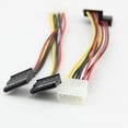 thumbnail image 1 of NARABB New 4Pin IDE Molex to 2 Serial Y Splitter Hard Drive Power Supply Cable, 1 of 4