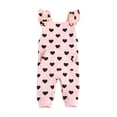 thumbnail image 1 of ITFABS Baby Casual Sleeveless Heart Pattern Button Down Jumpsuit with Pocket, 1 of 8