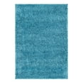thumbnail image 3 of Unique Loom Soft Solid Shag Collection Area Rug - Aras (2' x 3' 1" Rectangle Turquoise), 3 of 7