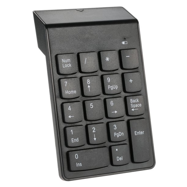 BT 4.0 Numeric Keypad Wireless Number Pad 18 Keys Mini Digital Keyboard