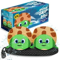 Activ Life 2 Pack Skip Balls, Water Toys for Kids, Friends, Family at Swimming Pool, Beach Games, Fun Gifts for Teens (Sea Turtle)